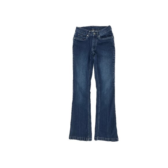 Venus Flare Women's size 2 Dark Wash Blue Denim Jeans - Picture 1 of 5